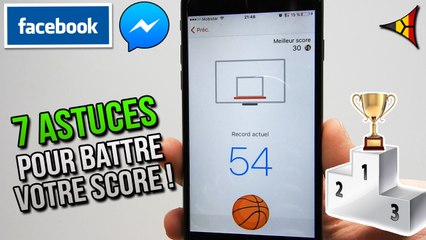 Jeu de Basket sur Facebook Messager - 7 ASTUCES pour faire un super score ! Smartphone | FPS Belgium