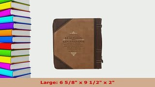 Download  Bible Cover LuxLeather Strong  Courageous Joshua 19  EBook