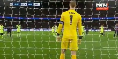 Ibrahimovic Z. (Penalty missed) - Paris SG 0 - 0 Manchester City - 06-04-2016 -