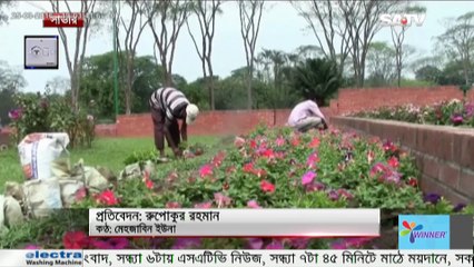 জাতীয় স্মৃতিসৌধ প্রস্তুত সূর্য সন্তানদের সম্মান জানাতে