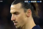 Hart save penalty Ibrahimovic , PSG - Manchester City