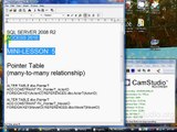 SQL SERVER 2008 R2 MINI-LESSON 5A - Many-to-Many Relationship - Pointer Table