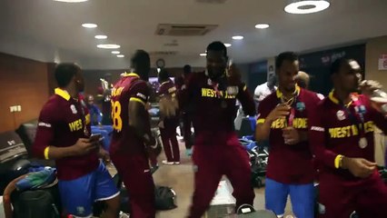 West Indies team CHAMPION Dance celebration after winning T20 World Cup 2016 final