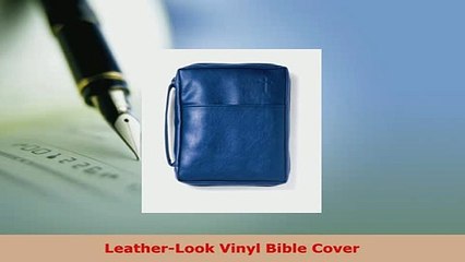 Download  LeatherLook Vinyl Bible Cover Free Books