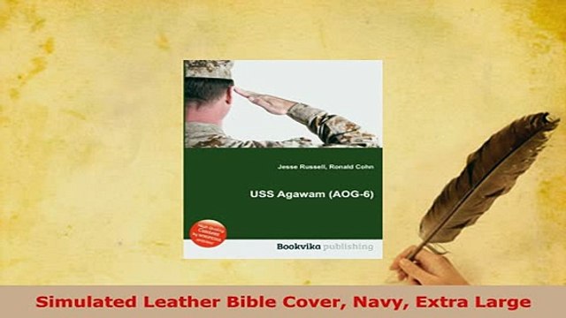 Download Simulated Leather Bible Cover Navy Extra Large Free Books