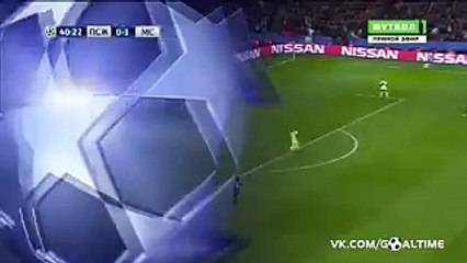 Zlatan Ibahimovic Goal PSG VS. MANCHESTER CITY  1 - 1 Champions league 2016