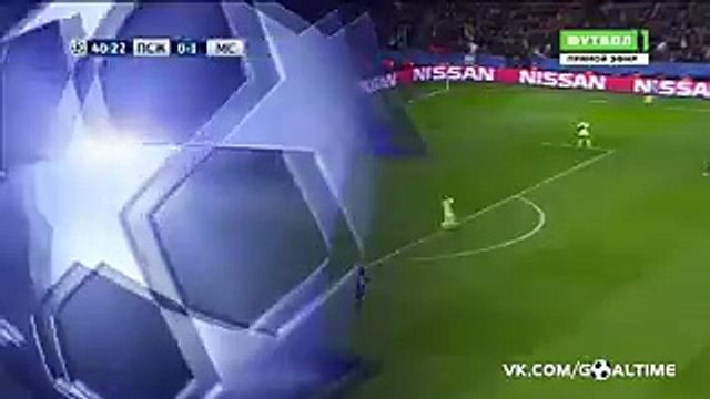 Zlatan Ibahimovic Goal PSG VS. MANCHESTER CITY 1 - 1 Champions league 2016