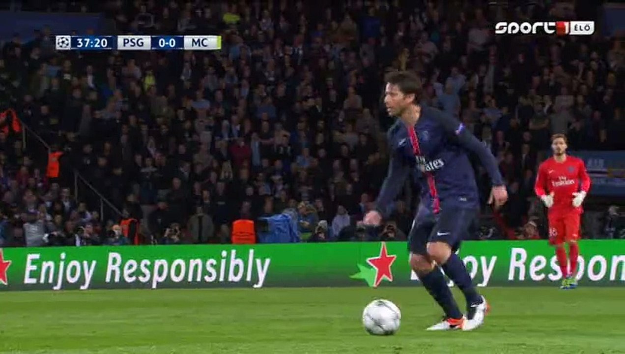 Half Time Goals  - PSG 1-1 Manchester City - 06-04-2016