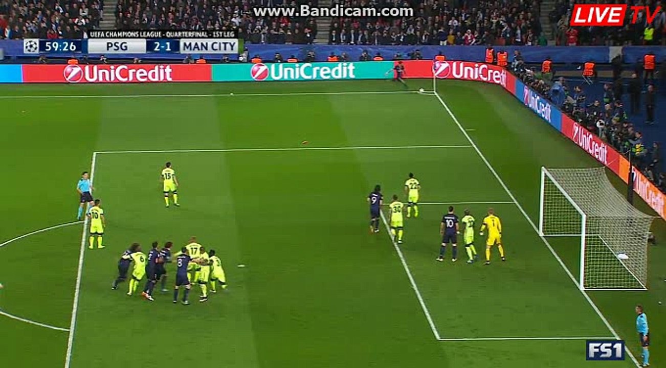 Adrien Rabiot Goal HD PSG 2-1 Manchester City 06-04-2016