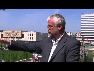 Report TV - Sheshi Skëndërbej, shtohen pemët gjelbërimi, shatërvanë e hiqet gropa