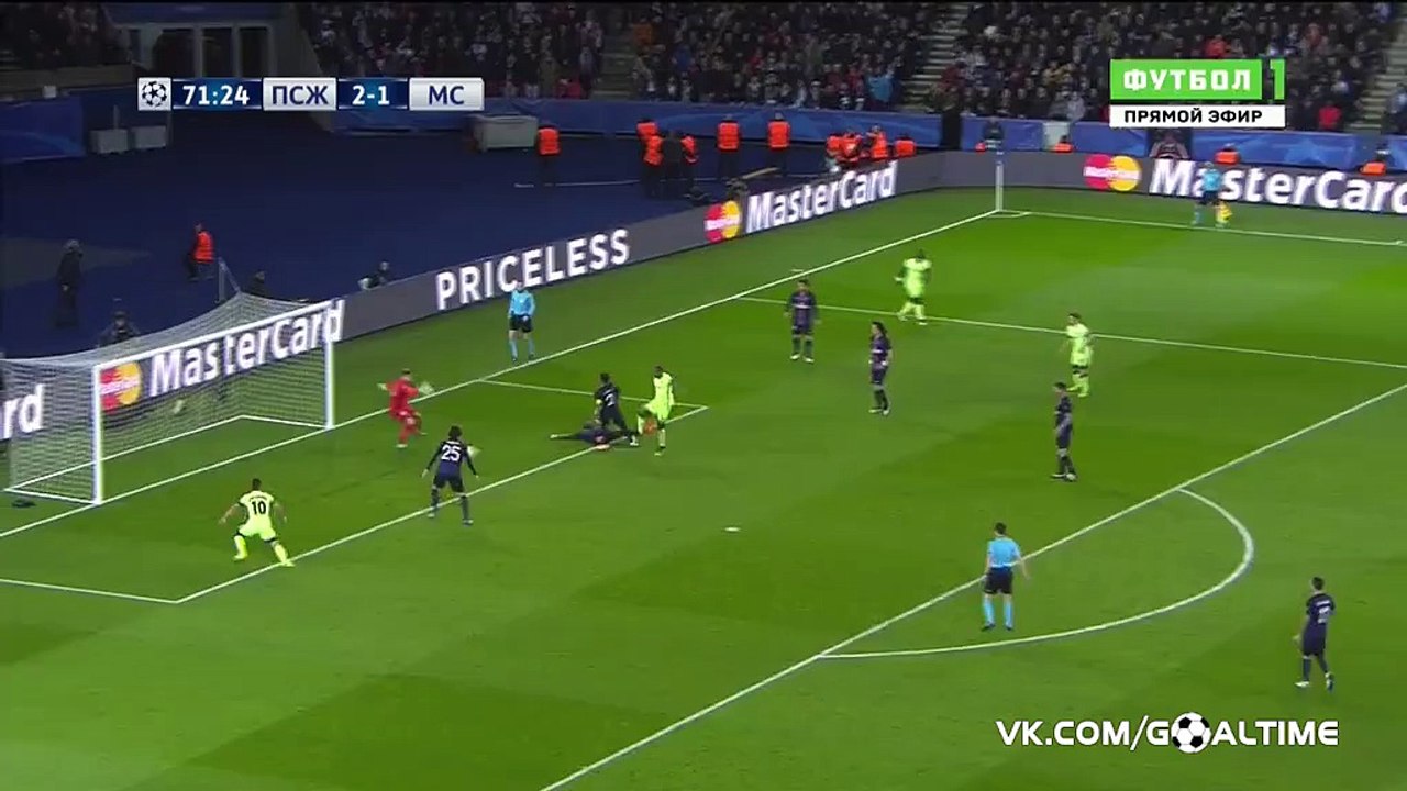 Fernandinho Goal HD - PSG 2-2 Manchester City - 06-04-2016