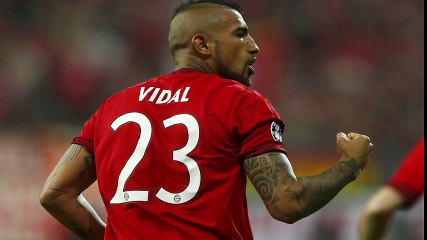 UEF@ Ch@mpions League _ Quarter-Final _ First Leg _ B@yern Munich 1-0 Benfic@ _ Arturo Vidal Scores