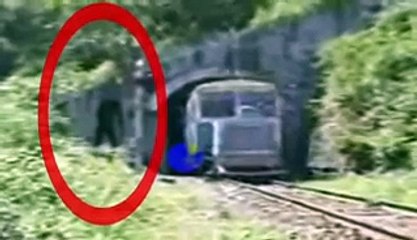 Ghost caught in haunted train tunnel at Pakistan