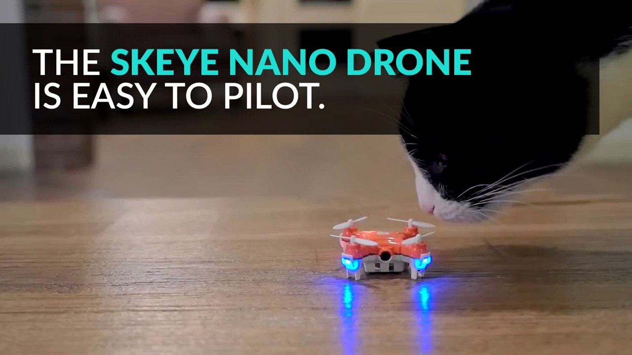 Throw this tiny drone into the air