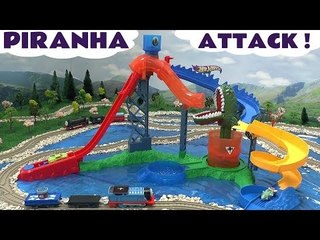 Color Changers Disney Cars Thomas The Tank Hot Wheels Spider-Man Lightning McQueen Piranha Attack