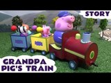 Thomas The Train Kids Peppa Pig Play Doh Wheels On The Bus Train Version Grandpa Pig's Musical Train