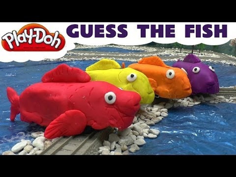 Play Doh Covered Thomas The Tank Toy Trains Trackmaster Thomas And Friends Playdough Fish Song Tune