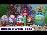 Thomas and Friends Surprise Eggs Barbie Disney Princess Mermaid Kinder Spongebob Hello Kitty Egg