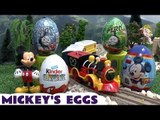 Disney Mickey Mouse Thomas & Friends Kinder Surprise Eggs Planes Egg Frozen Cars Thomas Tank