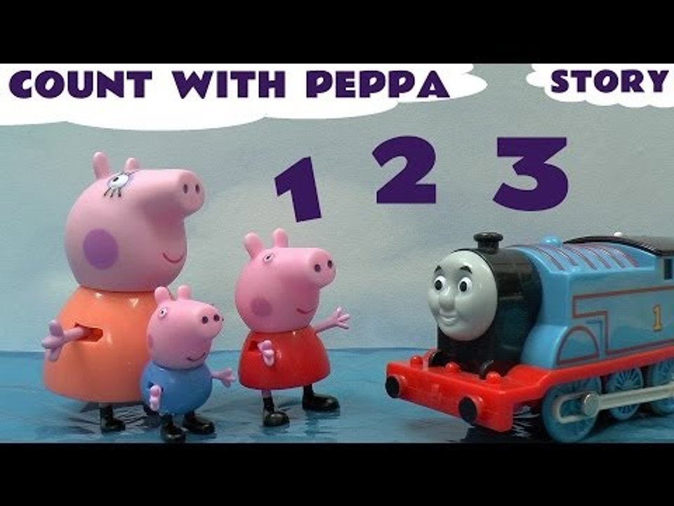 Peppa Pig  Learn To Count Thomas & Friends 123 Play Doh Animal Sounds Toys Counting Playdough