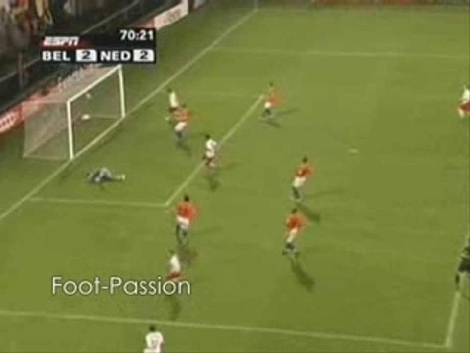 Pocognoli 2-2 Belgique - Pays-Bas Euro 2007 -21