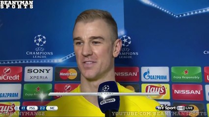 PSG 2-2 Manchester City - Joe Hart Post Match Interview