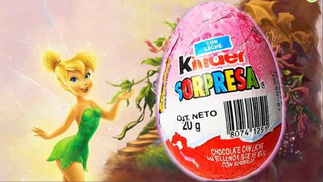 Huevo Sorpresa de LAS HADAS DE DISNEY en Español - Huevito Tipo Kinder Sorpresa Surprise Eggs