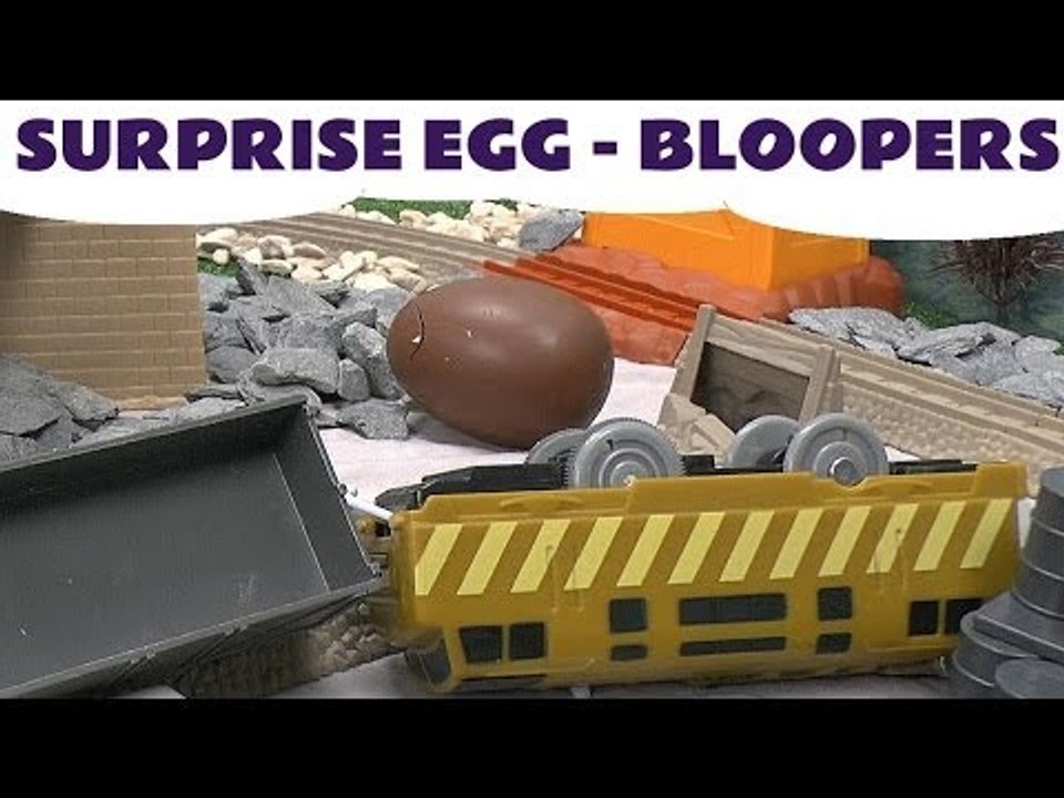 Thomas & Friends Surprise Eggs BLOOPERS Kinder Surprise Peppa Pig Play Doh My Little Pony Planes