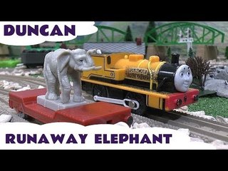 Thomas & Friends DUNCAN from Thomas Episode The Runaway Elephant for Trackmaster Tomy Toy Train
