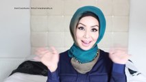 Turkish style with Border_Bridal Turkish Hijab I Modern And Beautiful Hijab Styles I Trendy Bridal Hijab ideas & styles