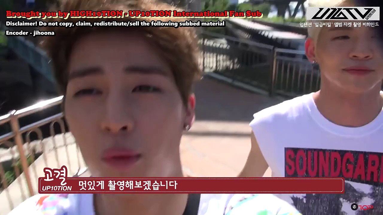 [ENGSUB] UP10TION U10TV Ep.2 - Behind of 'Top Secret' Jacket Album Photo Shoot