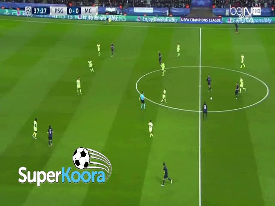اهداف مباراة ( باريس سان جيرمان 2-2 مانشستر سيتي ) دوري ابطال اوروبا
