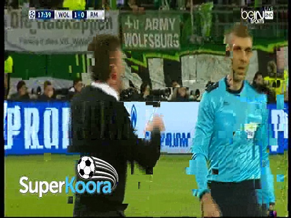 اهداف مباراة ( فولفسبورج 2-0 ريال مدريد ) دوري ابطال اوروبا