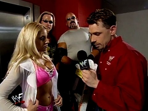 Trish Stratus Backstage Interview Backlash