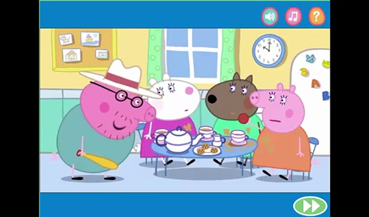 Peppa Pig Nick JR Games - Peppa Pig Bat And Ball Games Video For Kids