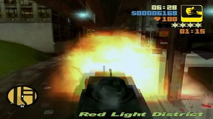 grand theft auto 3 Rhino tank Rampage war