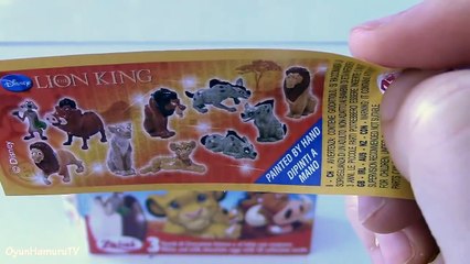 Aslan Kral Çizgi Filmi Sürpriz Yumurta Oyuncak Açımı