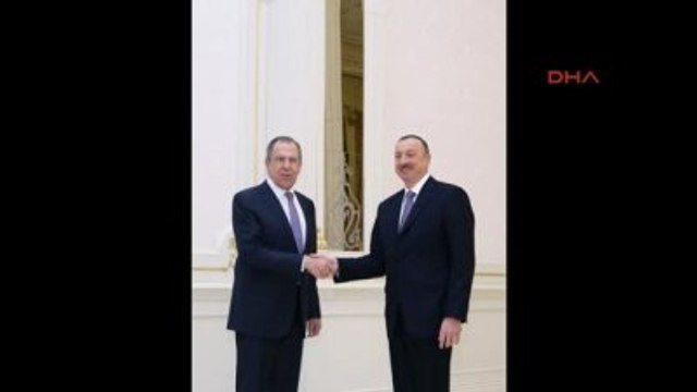 Dha Dış Haber - Cumhurbaşkanı İlham Aliyev Rusya Dışişleri Bakanı Sergey Lavrov ile Görüştü