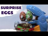 Surprise Egg Thomas & Friends Unboxing like Kinder Egg Surprise Toys Shark Attack Set Percy James