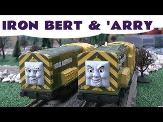 Spotlight Thomas The Train IRON BERT & 'ARRY by Trackmaster Toy Train Set Thomas Tank Engine