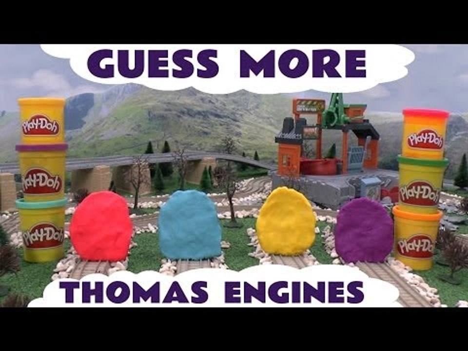 Play Doh Surprise Eggs Shapes Guess The Engines Thomas The Train Play ...