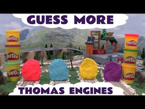 Play Doh Surprise Eggs Shapes Guess The Engines Thomas The Train Play Dough Thomas Tank 2 Kids
