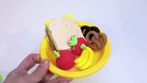 Play-Doh Picnic Bucket How to make playdough sandwich Playdoh Picnic Bucket Hasbro Toys Part 8