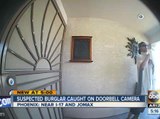 Suspected doorbell burglar caught on camera
