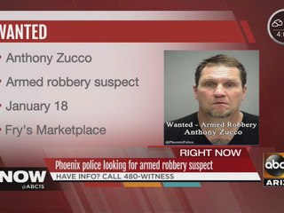 Man wanted in armed robbery at Fry's