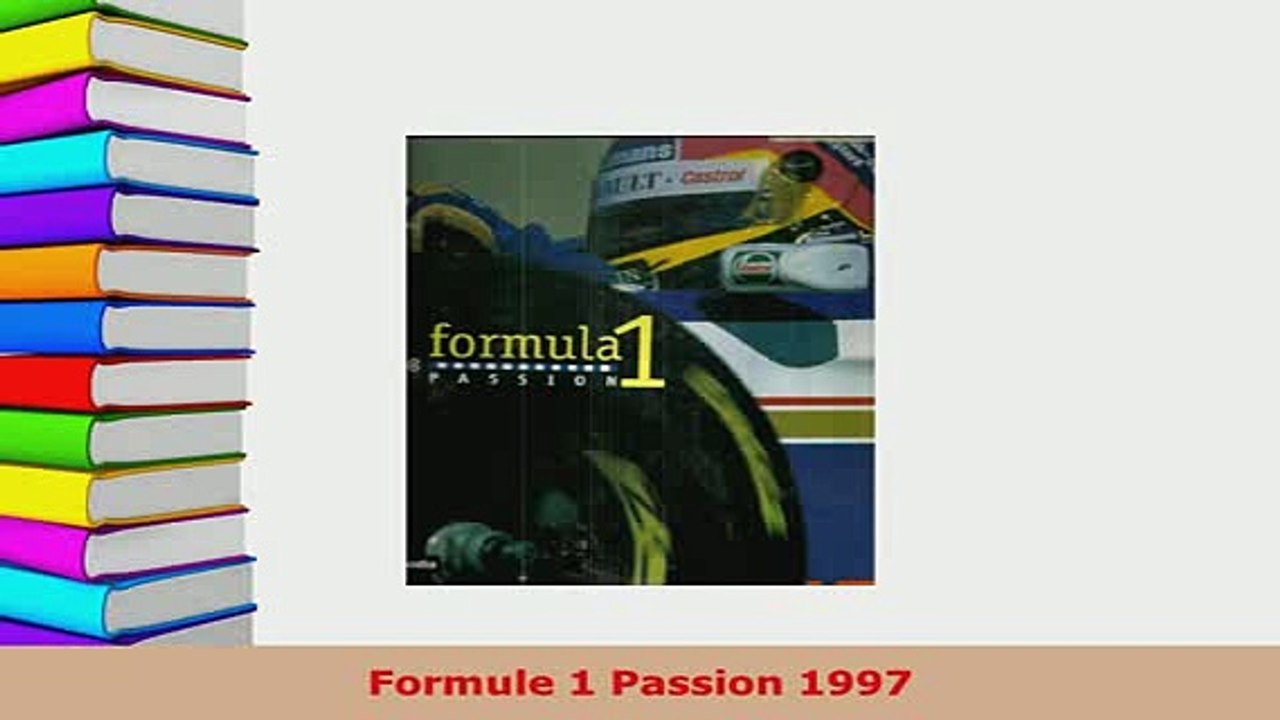 PDF  Formule 1 Passion 1997 Read Full Ebook