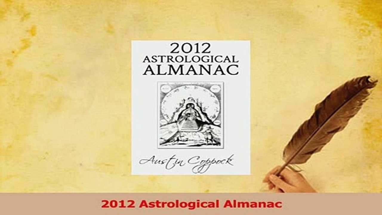 PDF  2012 Astrological Almanac Download Online