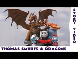 Thomas and The Dragons Story, The Smurfs Kids Thomas The Tank Engine Toy Story Dragon Monsters Smurf