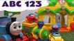 Alphabet Sesame Street ABC 123 Elmo Train meets Thomas The Train Characters Song Numbers Song Kids