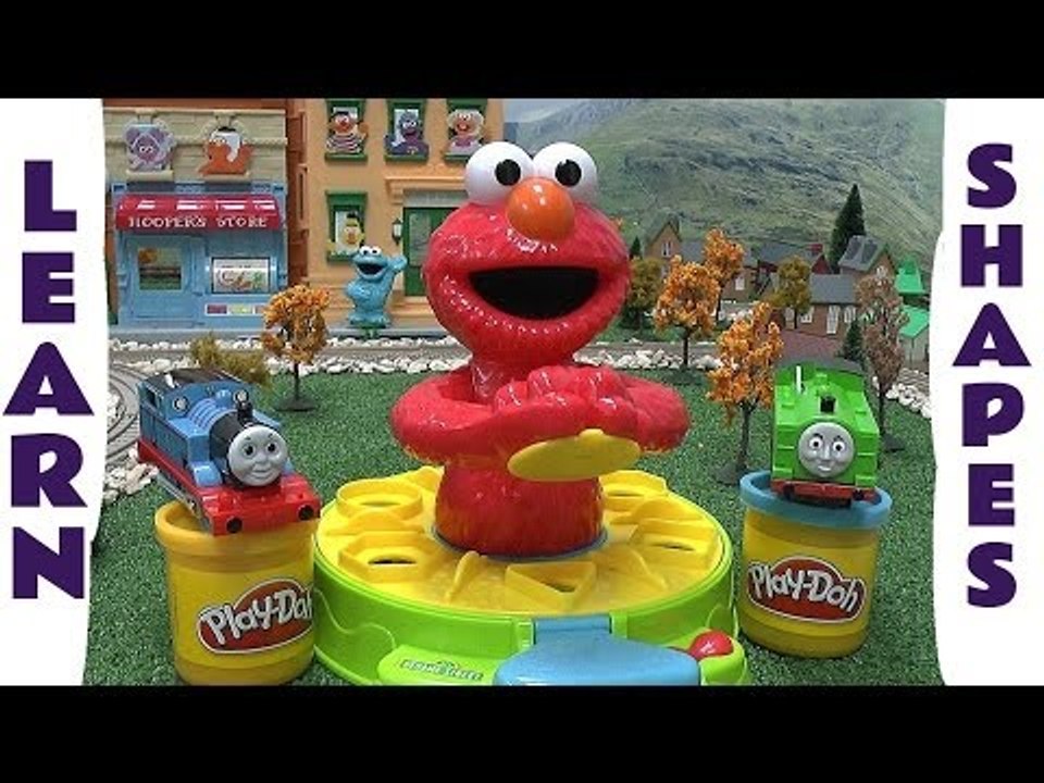 Sesame Street Elmo Play-Doh Cookie Monster Thomas & Friends Learn Shapes Shape and Spin Kids Toy